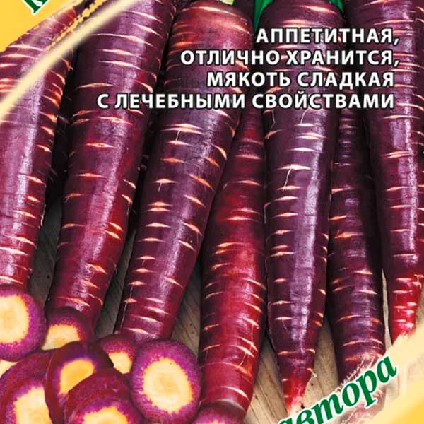 Морковь Карамель Фиолетовая F1, 150 шт. Семена от автора