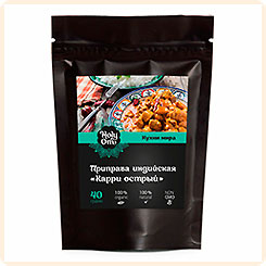 Приправа Индийская Карри острый Holy Om (Кухни мира), 40 г Приправа Индийская Карри острый Holy Om (Кухни мира), 40 г