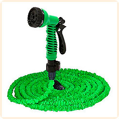 Складной растягивающийся шланг для полива Magic Hose (XHose) Зеленый, 15 м Складной растягивающийся шланг для полива Magic Hose (XHose) Зеленый, 15 м