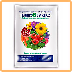 Terrasol® Удобрение минеральное водорастворимое ЛЮКС, 20 г Terrasol® Удобрение минеральное водорастворимое ЛЮКС, 20 г
