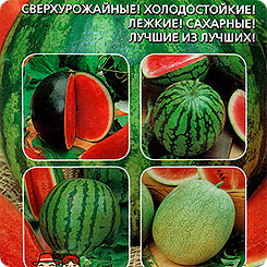 Арбуз Смесь суперранних сортов, 10 шт. Арбуз Смесь суперранних сортов, 10 шт.