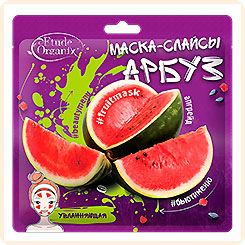 Маска-слайсы для лица тканевая Увлажняющая Арбуз, 25 г Маска-слайсы для лица тканевая Увлажняющая Арбуз, 25 г
