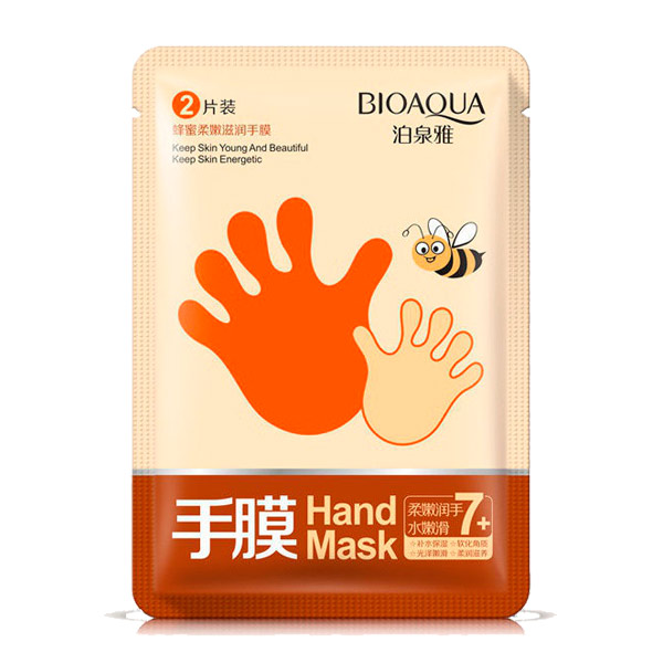 Маска-перчатки для рук Медовая Honey Hand Mask BioAqua Маска-перчатки для рук Медовая Honey Hand Mask BioAqua