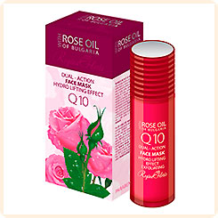 Маска для лица с двойным действием Q10 Rose Oil of Bulgaria REGINA FLORIS, 100 мл Маска для лица с двойным действием Q10 Rose Oil of Bulgaria REGINA FLORIS, 100 мл