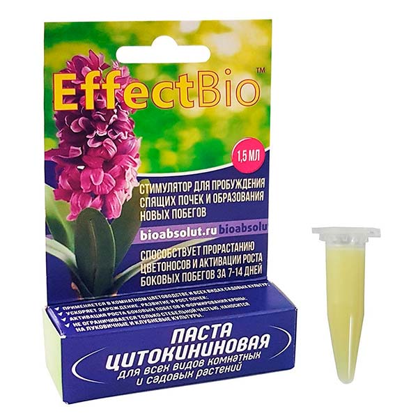 Паста цитокининовая для домашних и садовых растений EffectBio, 1,5 мл