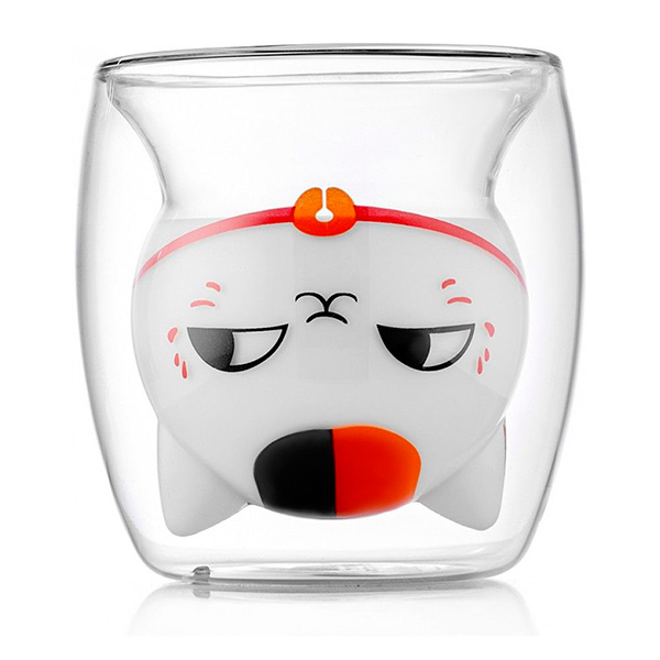 Термобокал Walmer Red Cat с двойными стенками, 210 мл Термобокал Walmer Red Cat с двойными стенками, 210 мл