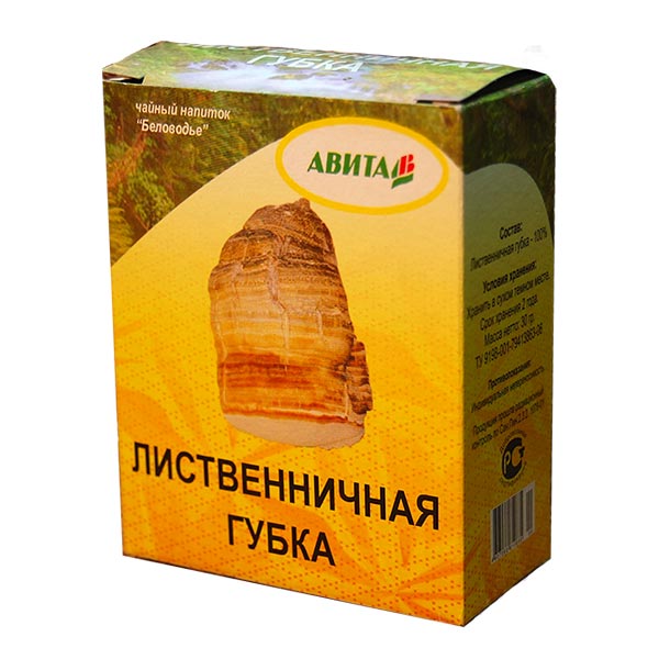 Лиственничная губка для заваривания, 30 г Лиственничная губка для заваривания, 30 г