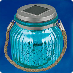 Светильник на солнечной батарее садовый BLUE JAR 