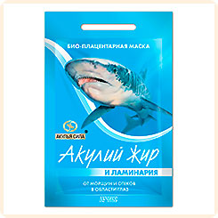 Маска плацентарная вокруг глаз Акулий жир-Ламинария, 10 мл Маска плацентарная вокруг глаз Акулий жир-Ламинария, 10 мл
