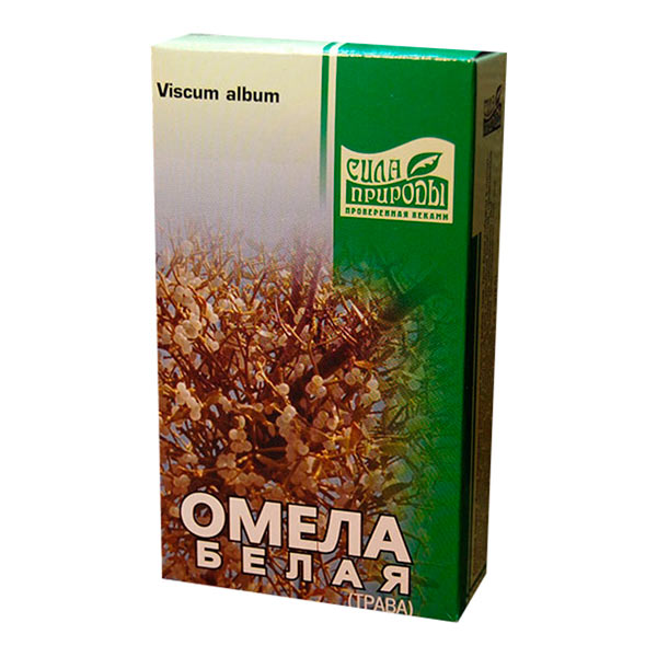 Омела белая (трава) для заваривания, 50 г Омела белая (трава) для заваривания, 50 г