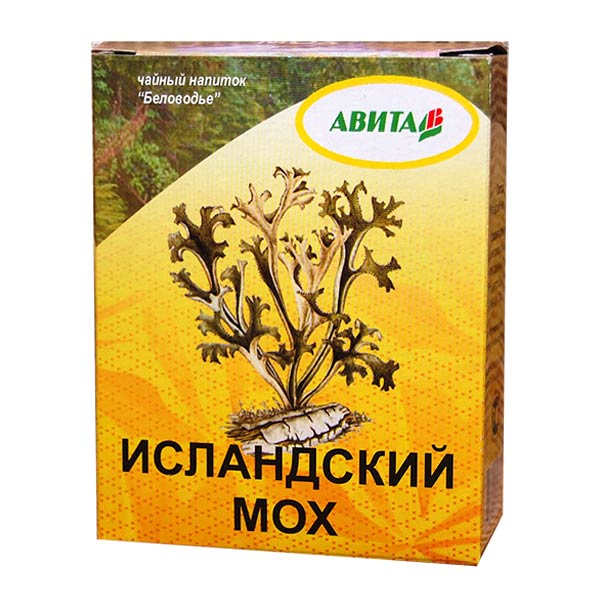 Исландский мох дробленный для заваривания, 25 г Исландский мох дробленный для заваривания, 25 г