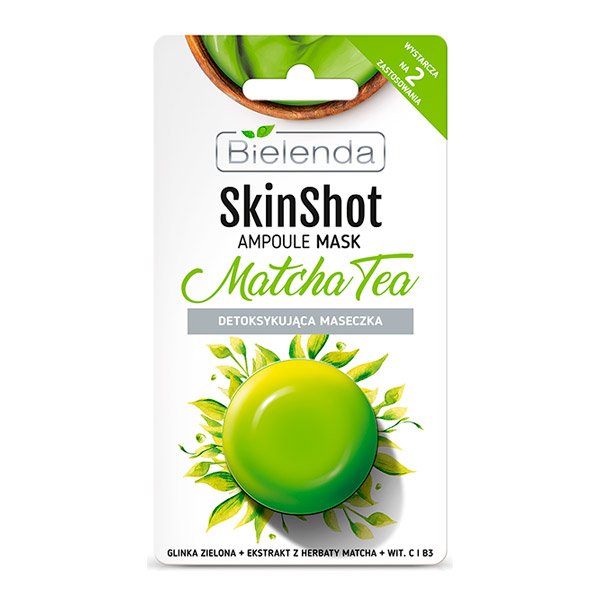 Маска для лица Детоксифицирующая Чай Матча SKIN SHOT, 8 г Маска для лица Детоксифицирующая Чай Матча SKIN SHOT, 8 г