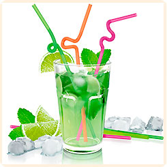 Трубочки с удлиненным сгибом myDRINK, 40 шт. Трубочки с удлиненным сгибом myDRINK, 40 шт.