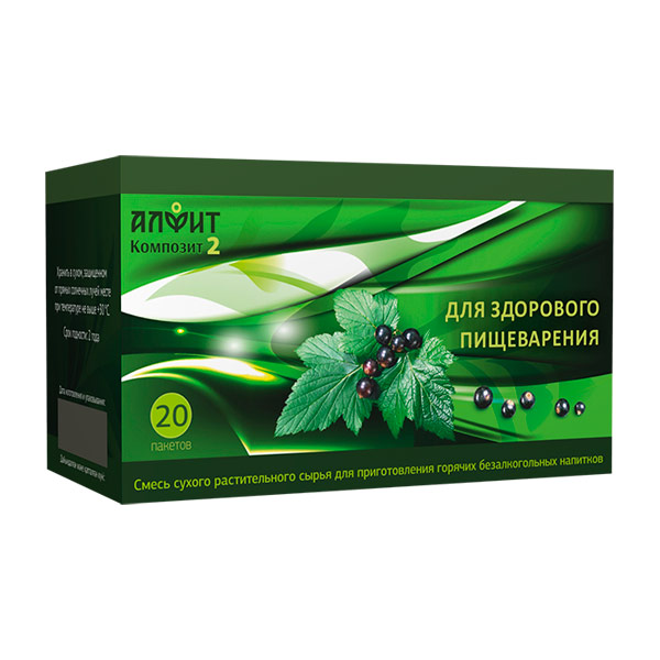 Фитосбор Алфит-2 Композит Для здорового пищеварения, 20 ф/п х 2 г Фитосбор Алфит-2 Композит Для здорового пищеварения, 20 ф/п х 2 г