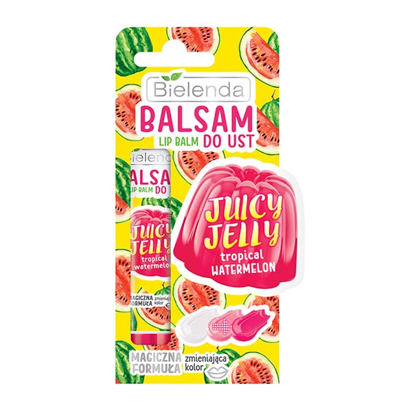 Бальзам для губ меняющий цвет Тропикальный арбуз JUICY GELLY Бальзам для губ меняющий цвет Тропикальный арбуз JUICY GELLY
