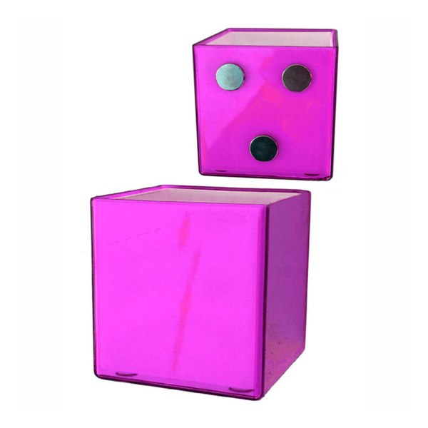 Кашпо Миникуб Фиолетовый на магните, 0,16 л