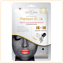 Маска для лица ГИДРО-альгинатная Premium BLACK (для проблемной кожи) Маска для лица ГИДРО-альгинатная Premium BLACK (для проблемной кожи)