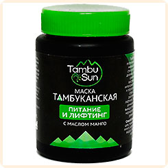 Маска для лица с Тамбуканской грязью и маслом манго Питание и лифтинг, 100 мл Маска для лица с Тамбуканской грязью и маслом манго Питание и лифтинг, 100 мл
