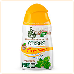 Подсластитель столовый Стевия Premium (жидкий), 80 г Подсластитель столовый Стевия Premium (жидкий), 80 г