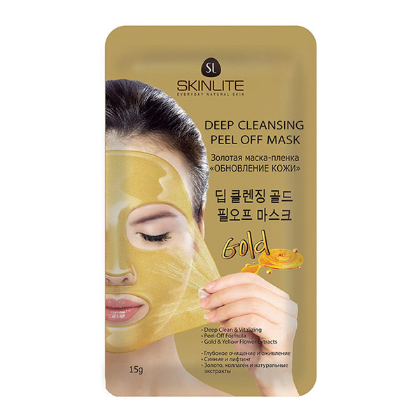 Маска-пленка Золотая ОБНОВЛЕНИЕ КОЖИ Skinlite, 15 мл Маска-пленка Золотая ОБНОВЛЕНИЕ КОЖИ Skinlite, 15 мл