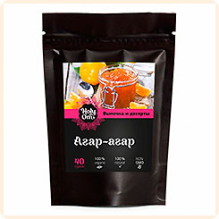 Агар-агар Holy Om (Выпечка и десерты), 40 г Агар-агар Holy Om (Выпечка и десерты), 40 г
