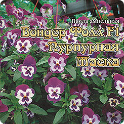 Виола ампельная Вондер Фолл Пурпурная маска F1, 5 шт. Platinum Виола ампельная Вондер Фолл Пурпурная маска F1, 5 шт. Platinum