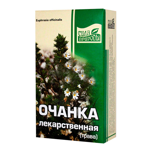 Очанка лекарственная (трава) для заваривания, 20 ф/п Очанка лекарственная (трава) для заваривания, 20 ф/п
