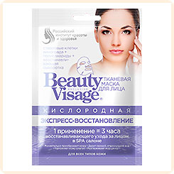 Маска для лица тканевая Beauty Visage Кислородная Экспресс-восстановление, 25 мл Маска для лица тканевая Beauty Visage Кислородная Экспресс-восстановление, 25 мл