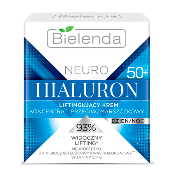 Крем-концентрат против морщин 50+ NEURO HIALURON День/ночь Подтягивающий, 50 мл Крем-концентрат против морщин 50+ NEURO HIALURON День/ночь Подтягивающий, 50 мл