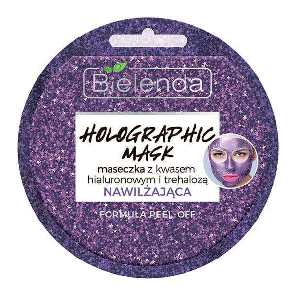 Маска для лица Увлажняющая с Гиалуроновой кислотой и трегалозой PEEL-OFF HOLOGRAPHIC MASK, 8 г Маска для лица Увлажняющая с Гиалуроновой кислотой и трегалозой PEEL-OFF HOLOGRAPHIC MASK, 8 г