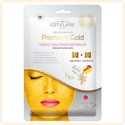 Маска для лица ГИДРО-альгинатная Premium GOLD (для всех типов кожи) Маска для лица ГИДРО-альгинатная Premium GOLD (для всех типов кожи)