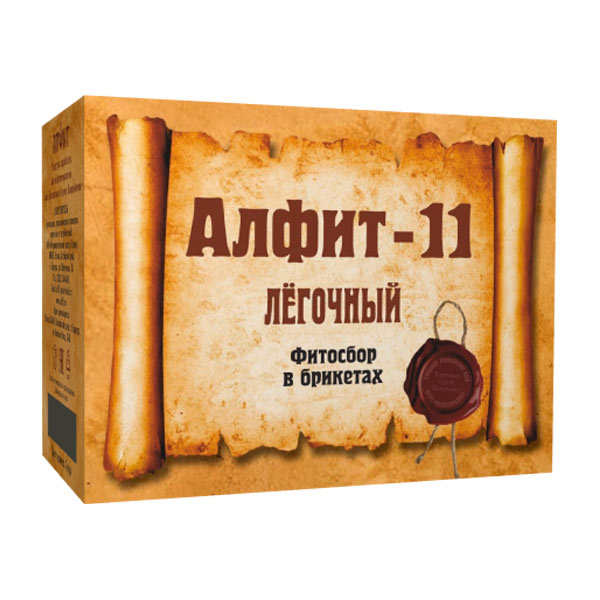 Чайный напиток Алфит-11 Лёгочный, 60 брикетов х 2 г Чайный напиток Алфит-11 Лёгочный, 60 брикетов х 2 г