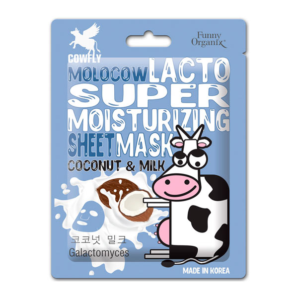 Лактомаска тканевая Суперувлажняющая COCONUT MILK MOLOCOW Funny Organix, 20 г Лактомаска тканевая Суперувлажняющая COCONUT MILK MOLOCOW Funny Organix, 20 г