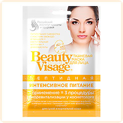 Маска для лица тканевая Beauty Visage Пептидная Интенсивное питание, 25 мл Маска для лица тканевая Beauty Visage Пептидная Интенсивное питание, 25 мл