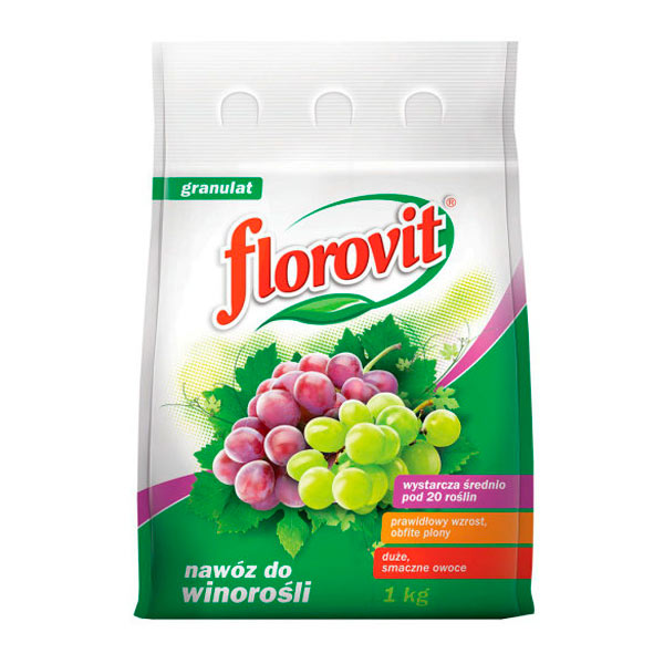 Удобрение гранулированное садовое для Винограда Florovit (Флоровит), 1 кг