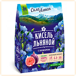 Кисель льняной с Инжиром, 150 г Кисель льняной с Инжиром, 150 г