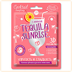 Маска-3D для лица тканевая Упругость и гладкость TEQUILA SUNRISE Маска-3D для лица тканевая Упругость и гладкость TEQUILA SUNRISE