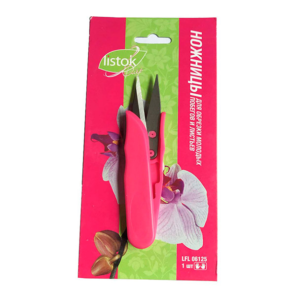 Ножницы LISTOK для обрезки орхидей и молодых побегов