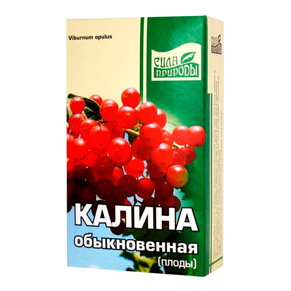 Калина обыкновенная (плоды) для заваривания, 50 г Калина обыкновенная (плоды) для заваривания, 50 г