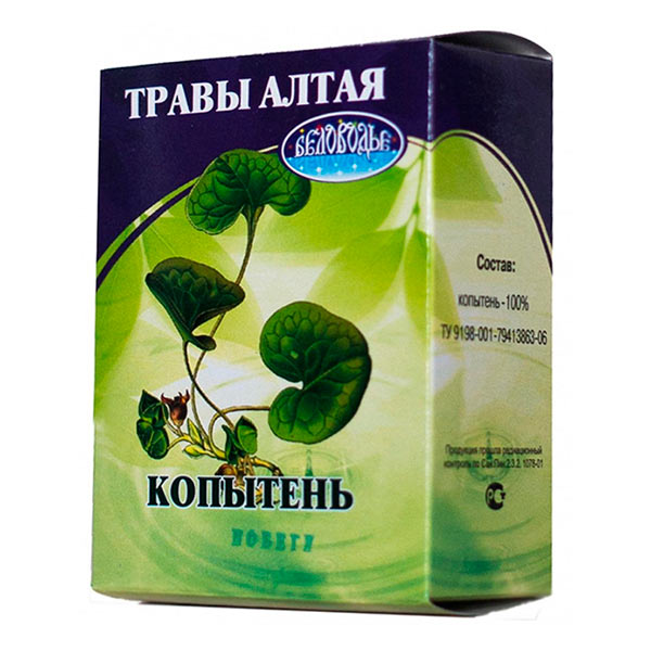Копытень (побеги) для заваривания, 25 г Копытень (побеги) для заваривания, 25 г