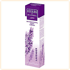 Крем для ног Антибактериальный Herbs of Bulgaria Lavender, 75 мл Крем для ног Антибактериальный Herbs of Bulgaria Lavender, 75 мл
