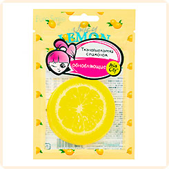 Патчи тканевые Обновляющие кожу с Лимоном SUNSMILE Juicy, 10 шт. Патчи тканевые Обновляющие кожу с Лимоном SUNSMILE Juicy, 10 шт.