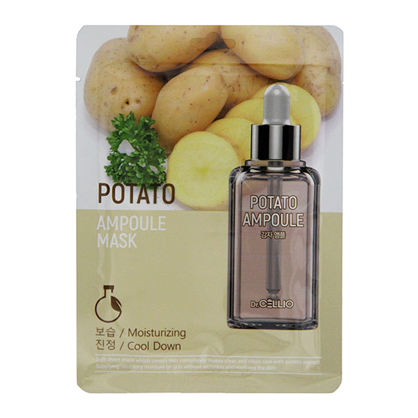 Маска для лица тканевая Ампульная с экстрактом Картофеля POTATO Dr.CELLIO, 25 мл Маска для лица тканевая Ампульная с экстрактом Картофеля POTATO Dr.CELLIO, 25 мл