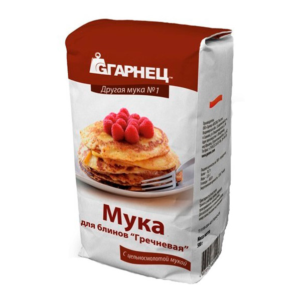 Мука для блинов Гречневая Garnec, 500 г Мука для блинов Гречневая Garnec, 500 г