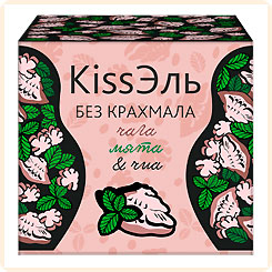 Кисель БЕЗ КРАХМАЛА Чага, Мята и Чиа KissЭль, 8 пак. х 14 г Кисель БЕЗ КРАХМАЛА Чага, Мята и Чиа KissЭль, 8 пак. х 14 г