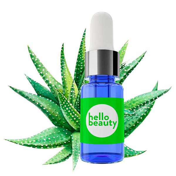 Алоэ-сыворотка для заживления и увлажнения кожи Hello Beauty, 10 мл Алоэ-сыворотка для заживления и увлажнения кожи Hello Beauty, 10 мл