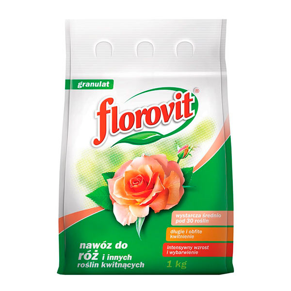 Удобрение гранулированное садовое для Роз Florovit (Флоровит), 1 кг