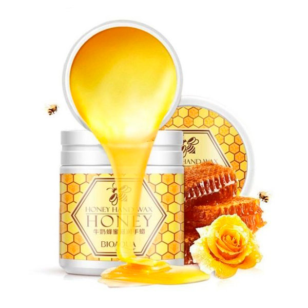 Маска-пленка для рук Парафиновая Honey Hand Wax Mask BioAqua, 170 г Маска-пленка для рук Парафиновая Honey Hand Wax Mask BioAqua, 170 г