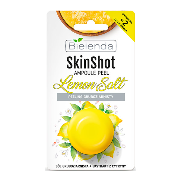 Скраб для лица Интенсивный солевой с экстрактом Лимона SKIN SHOT, 8 г Скраб для лица Интенсивный солевой с экстрактом Лимона SKIN SHOT, 8 г