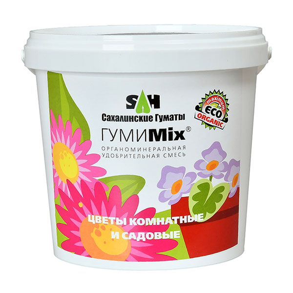 Удобрение Гуми MIX (Гуми Микс) Для цветов комнатных и садовых, 900 г